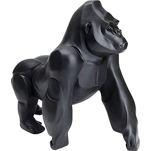 kare-design-deko-figur-proud-gorilla-48-cm-schwarz-kunststein image 8