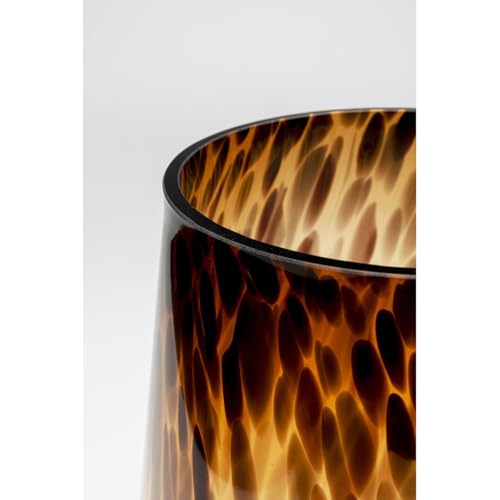 kare-design-vase-caramel-braun-41-cm-glas-handgearbeitet image 8