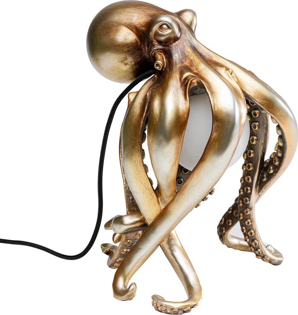 kare-design-animal-octopus-tischleuchte-gold-34x22x26-cm image 1