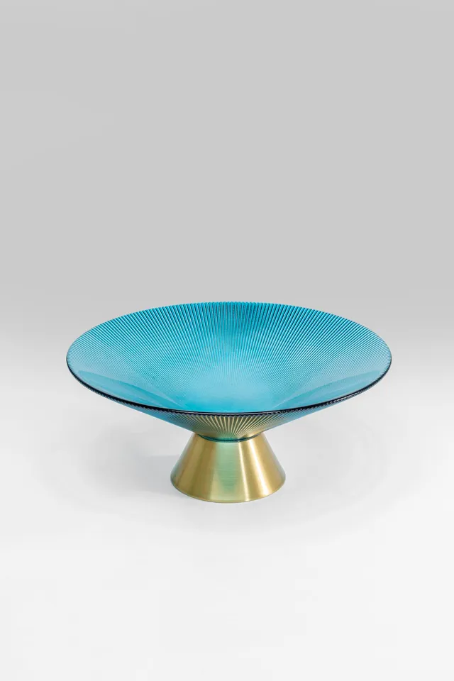 kare-design-schale-birdie-blau-gold-26-cm-dekoschale-aus-glas image 1