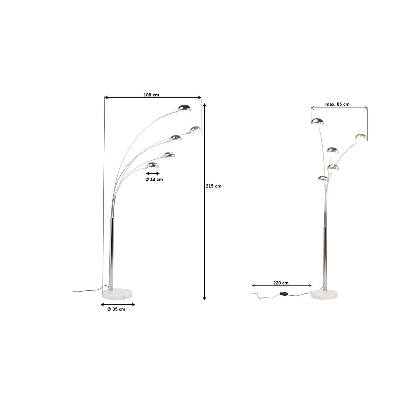 kare-design-stehleuchte-five-fingers-bogenlampe-215x85x108-cm-schwenkbar image 8