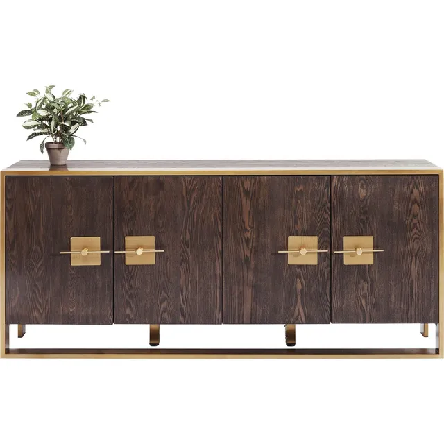 kare-design-sideboard-osaka-anrichte-mit-metallumrandung image 1