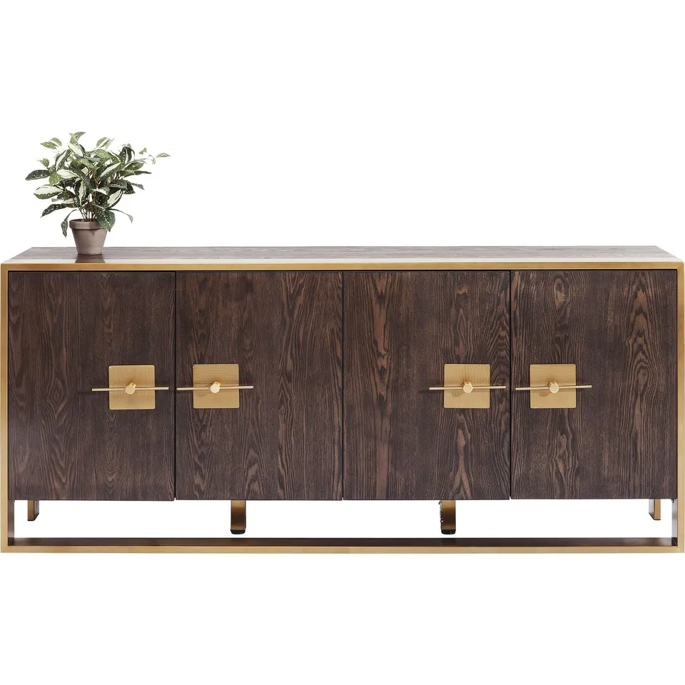 kare-design-sideboard-osaka-anrichte-mit-metallumrandung image 1