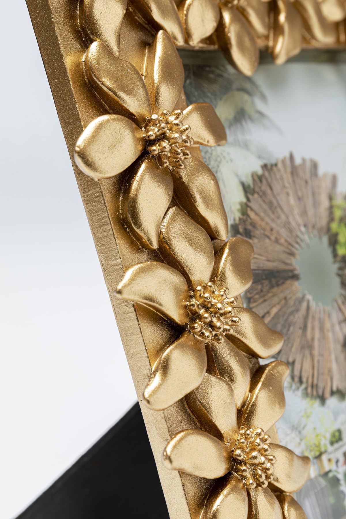 kare-design-bilderrahmen-flower-gold-21x26-cm-handgefertigt image 4