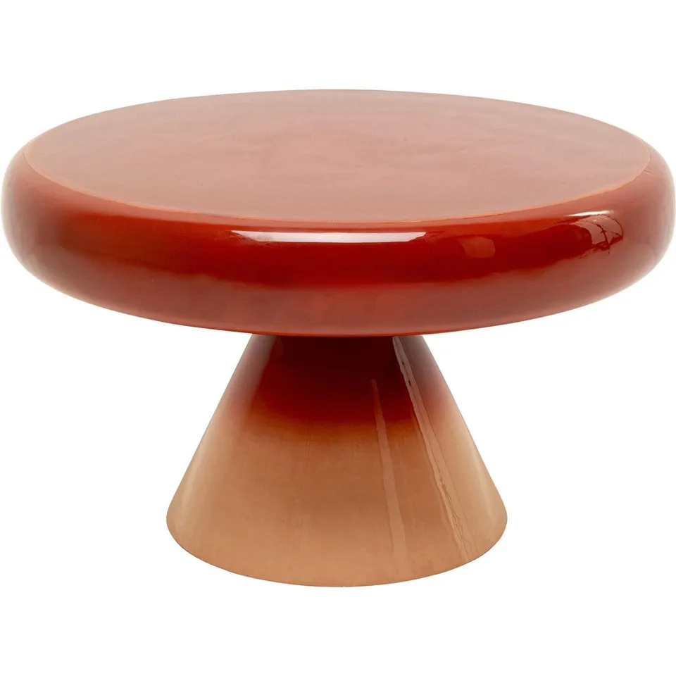 kare-design-rici-colore-beistelltisch-rot-60-cm-rund-stahl image 1