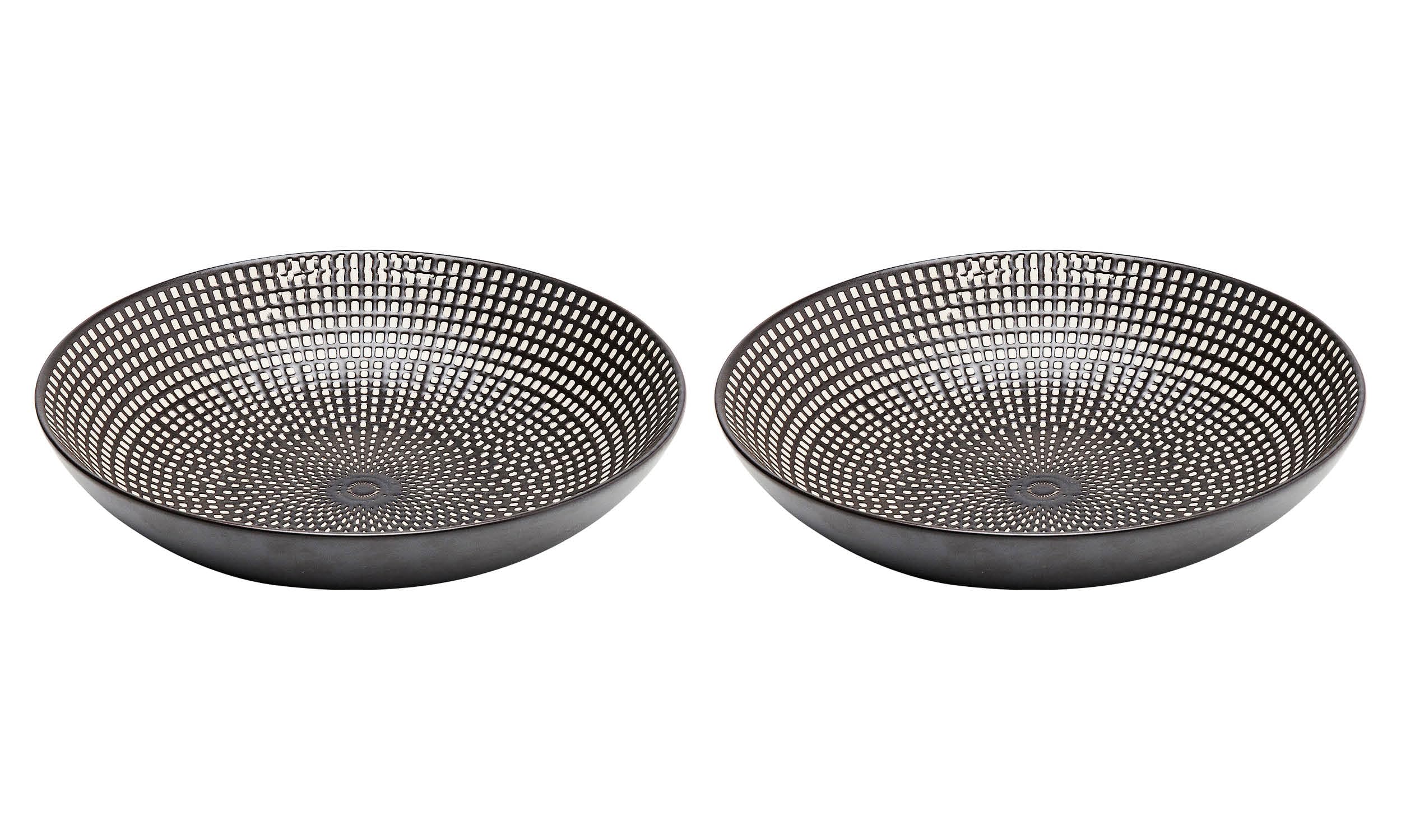 kare-design-suppenteller-tokyo-2-teilig-schwarz-20-cm-700-ml-porzellan image 1