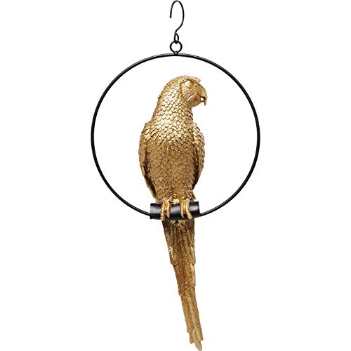 kare-design-swinging-parrot-deko-objekt-gold-57x27x14-cm image 8
