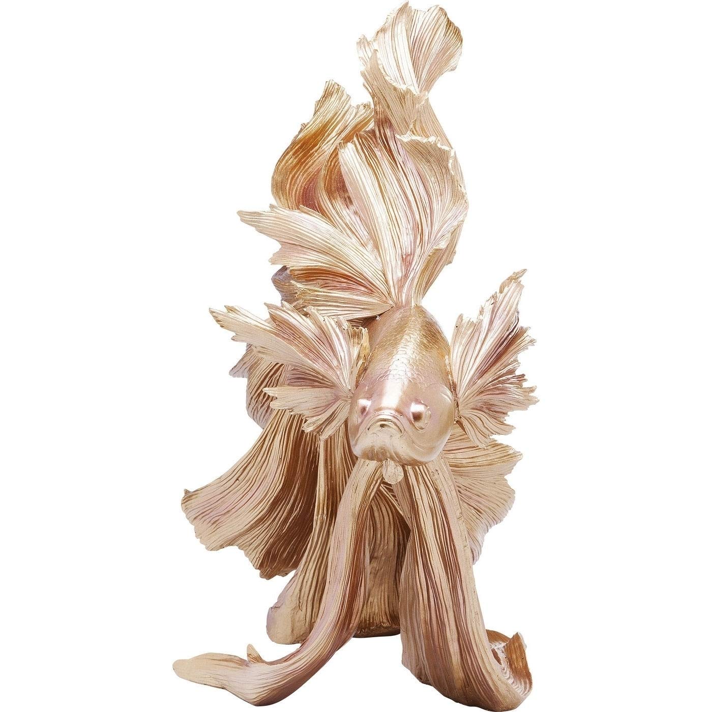 kare-design-deko-figur-betta-fish-gold-57x63x34cm image 4