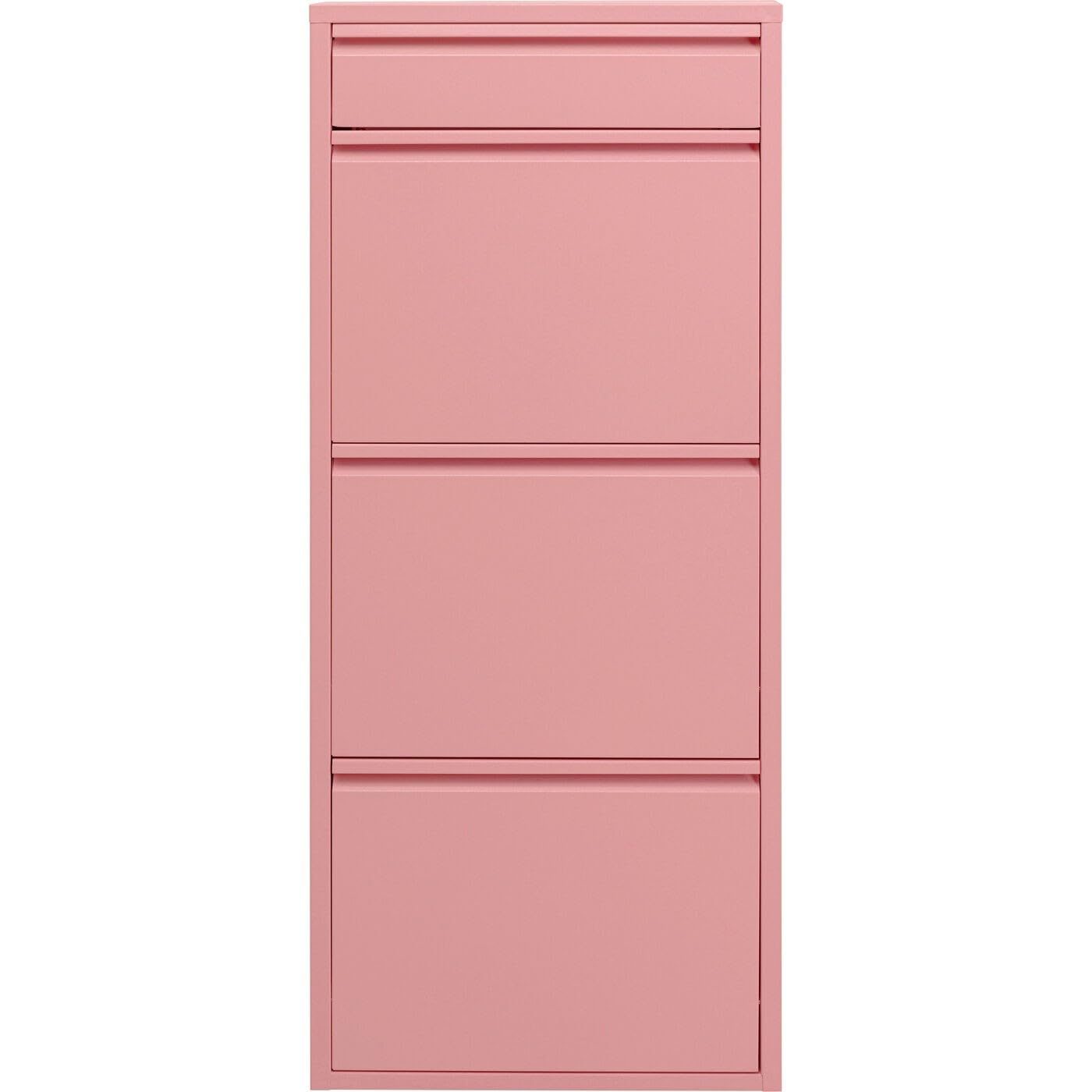 kare-design-schuhschrank-caruso-rot-metall-115x50x15-cm image 8