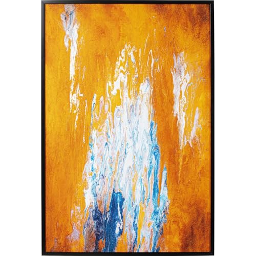 kare-design-artistas-wandbild-orange-leinwandbild-180x120-cm-mit-schwarzem-rahme image 6