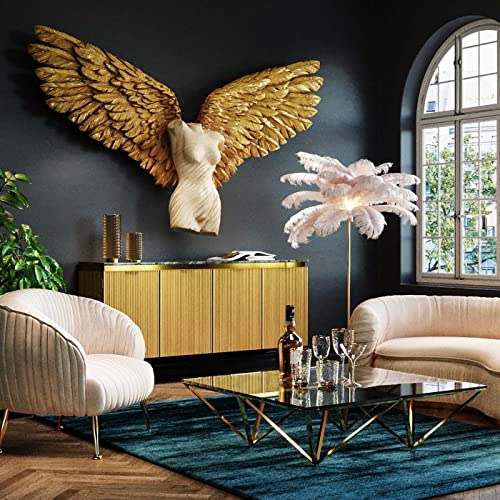 kare-design-wandschmuck-guardian-angel-female-gold-beige-140x203cm-xxl-skulptur- image 7