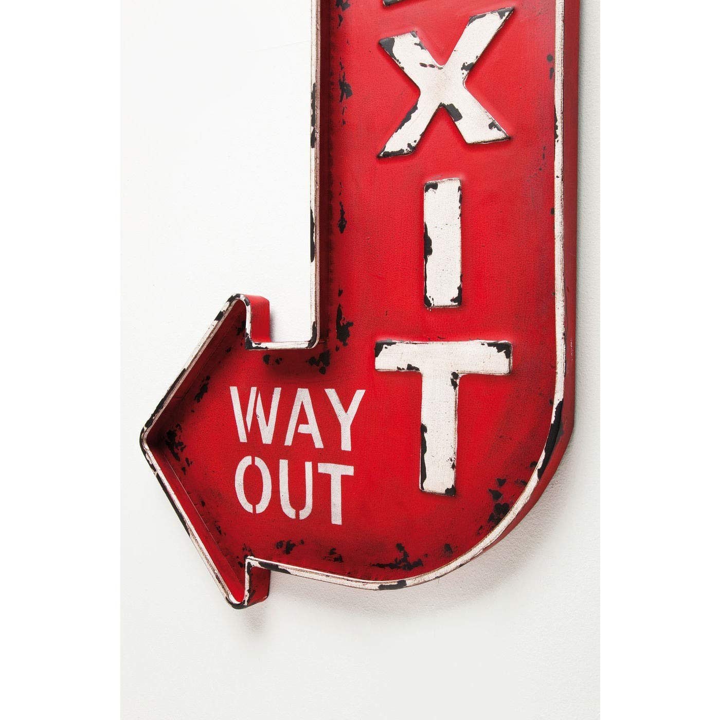 kare-design-exit-wandschmuck-rot-eisen-81-5x49-5-cm image 3
