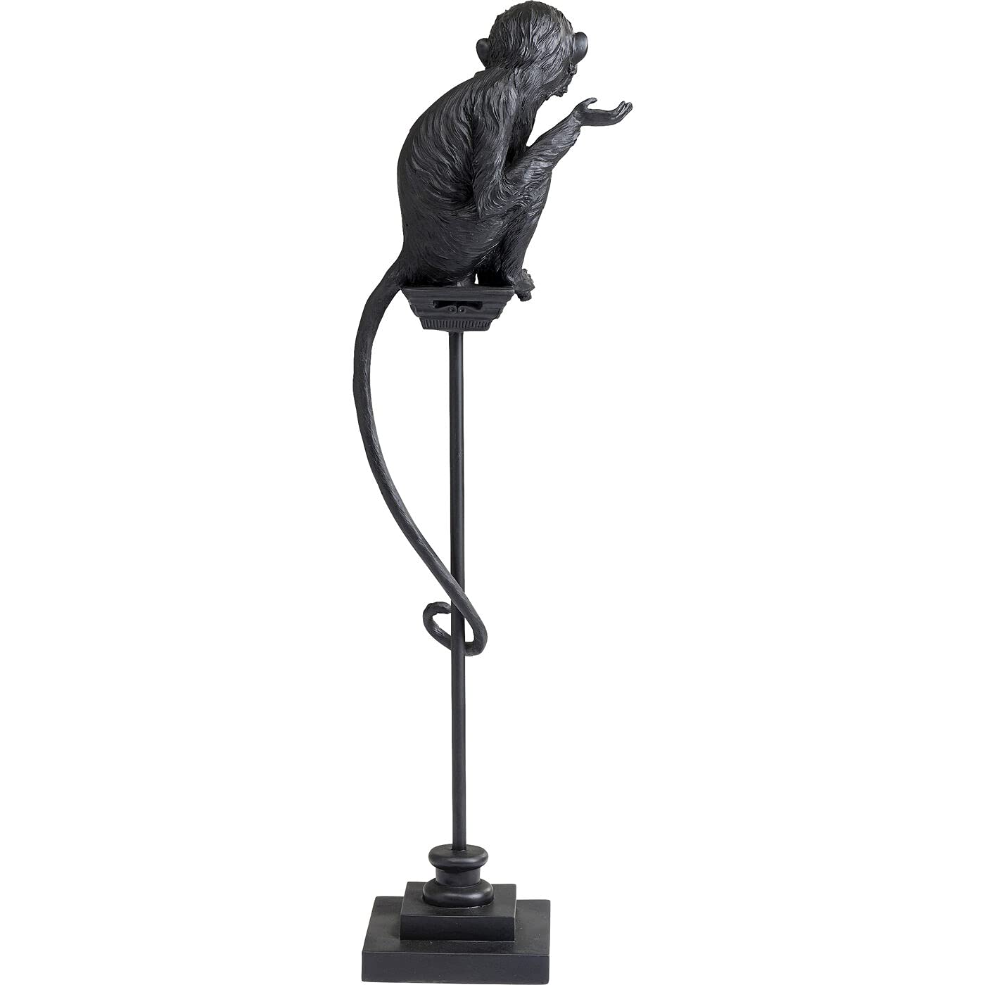 kare-design-deko-figur-circus-affe-schwarz-108-cm-handbemalt image 3