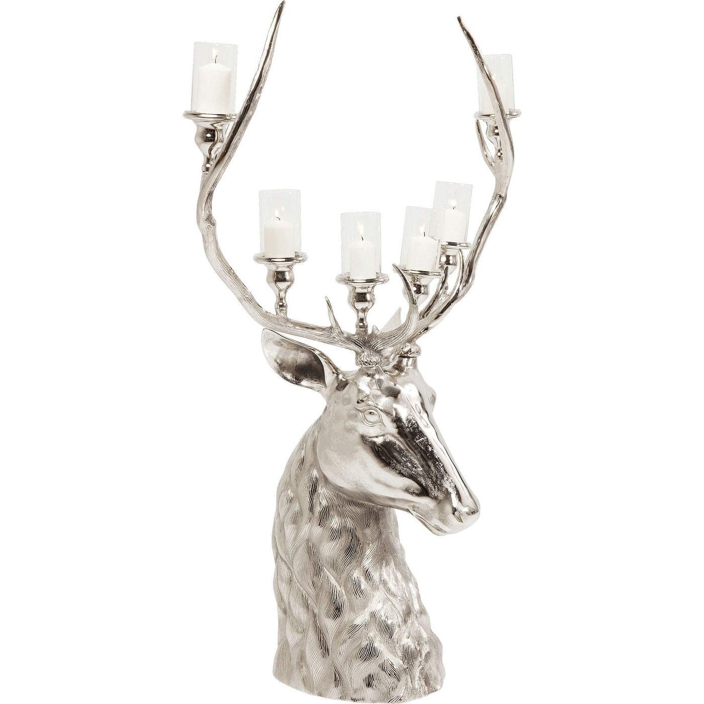 kare-design-reindeer-kerzenleuchter-silber-136x100x50-cm image 3