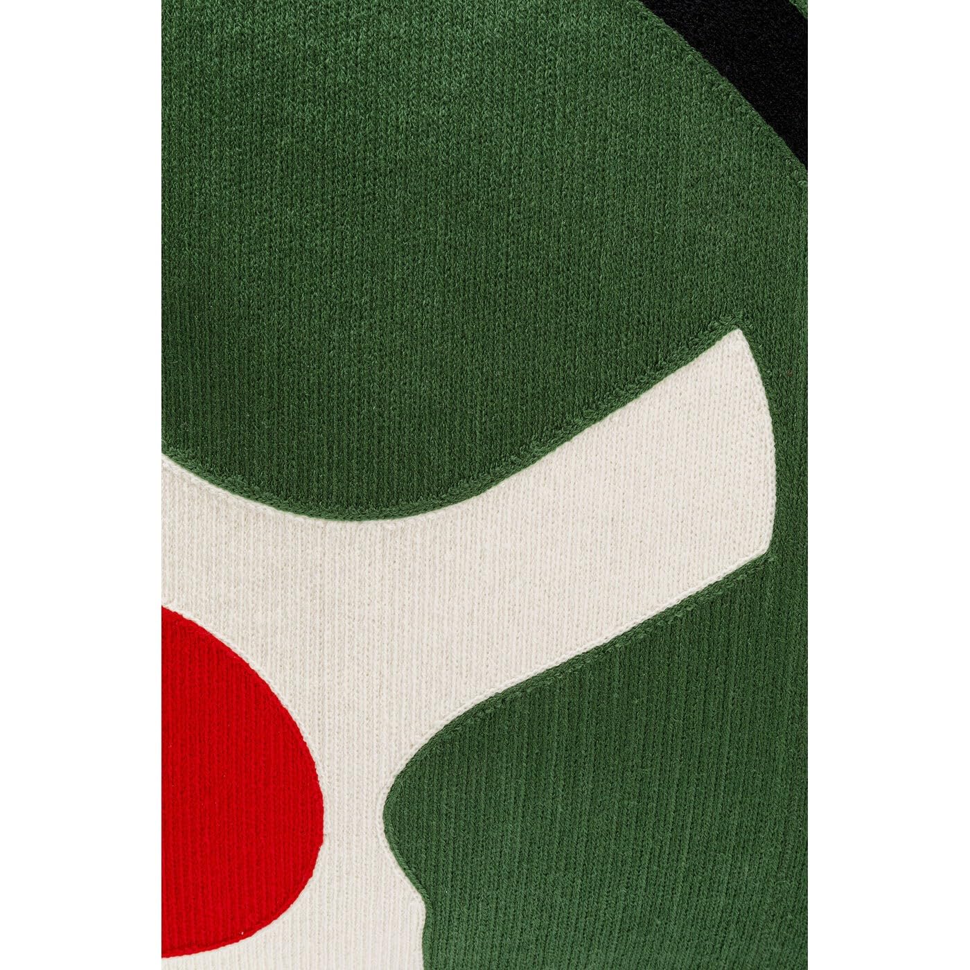 kare-design-art-line-kissen-gr-n-mehrfarbig-50x50-cm-mit-reissverschluss-und-f-l image 2