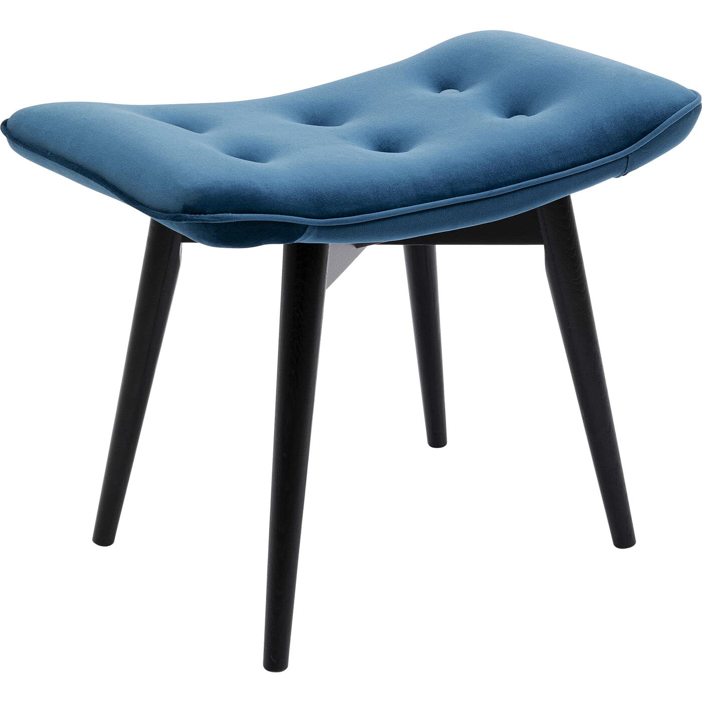 kare-design-hocker-black-vicky-velvet-petrol-46x59-cm-samt-sitzhocker image 4
