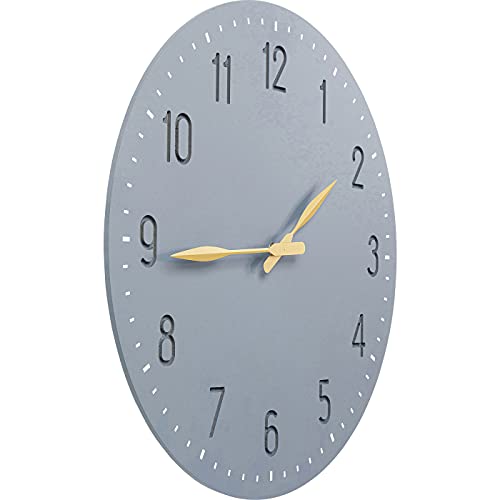 kare-design-mailo-wanduhr-grau-gold-50-cm image 8