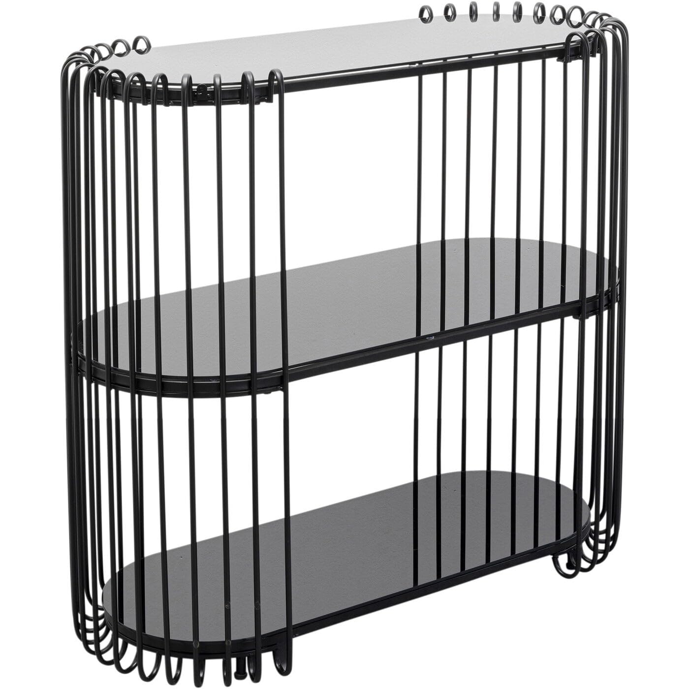 kare-design-wire-konsole-schwarz-78x81x37-cm-sideboard-mit-esg-glas image 4