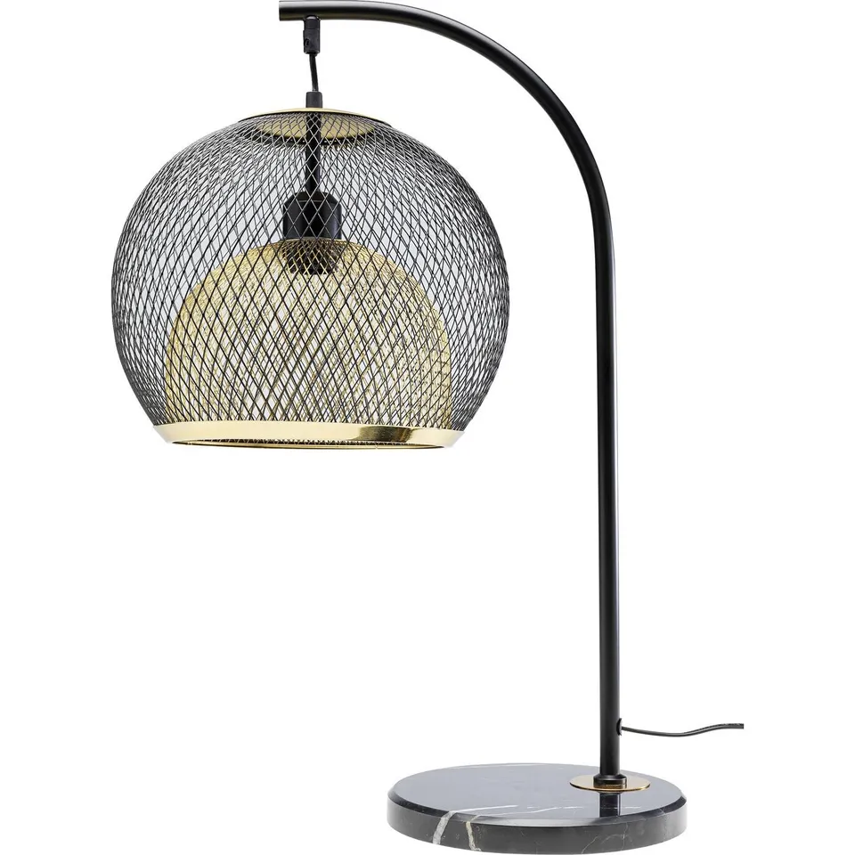kare-design-tischlampe-grato-schwarz-62-cm-tischleuchte-stahl-marmorsockel image 1
