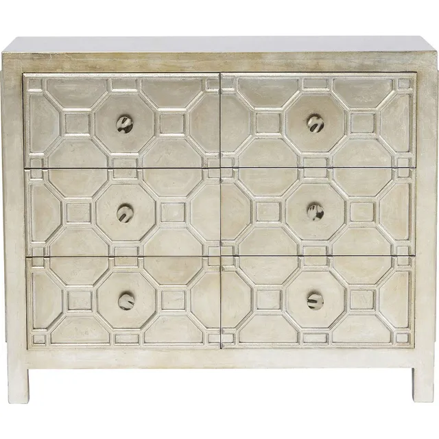 kare-design-kommode-alhambra-metallic-mit-6-schubladen-89x107x39-cm image 1