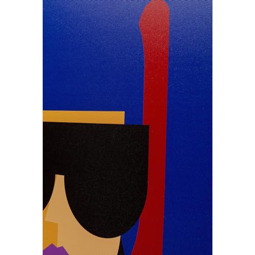 kare-design-party-girl-wandbild-gerahmt-90x60-cm-rot-blau-pop-art image 7