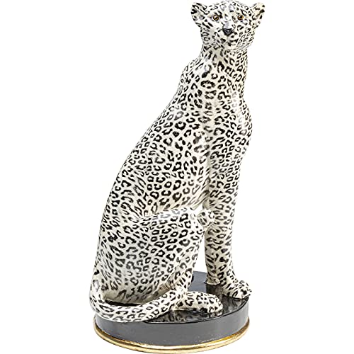 kare-design-deko-figur-cheetah-silber-54x30x26-cm-gepard-skulptur-auf-sockel image 5
