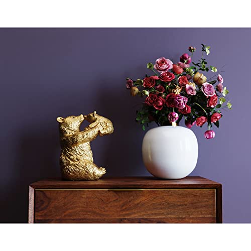 kare-design-dekofigur-bear-lucky-mom-gold-27-cm-handbemalter-b-r image 8