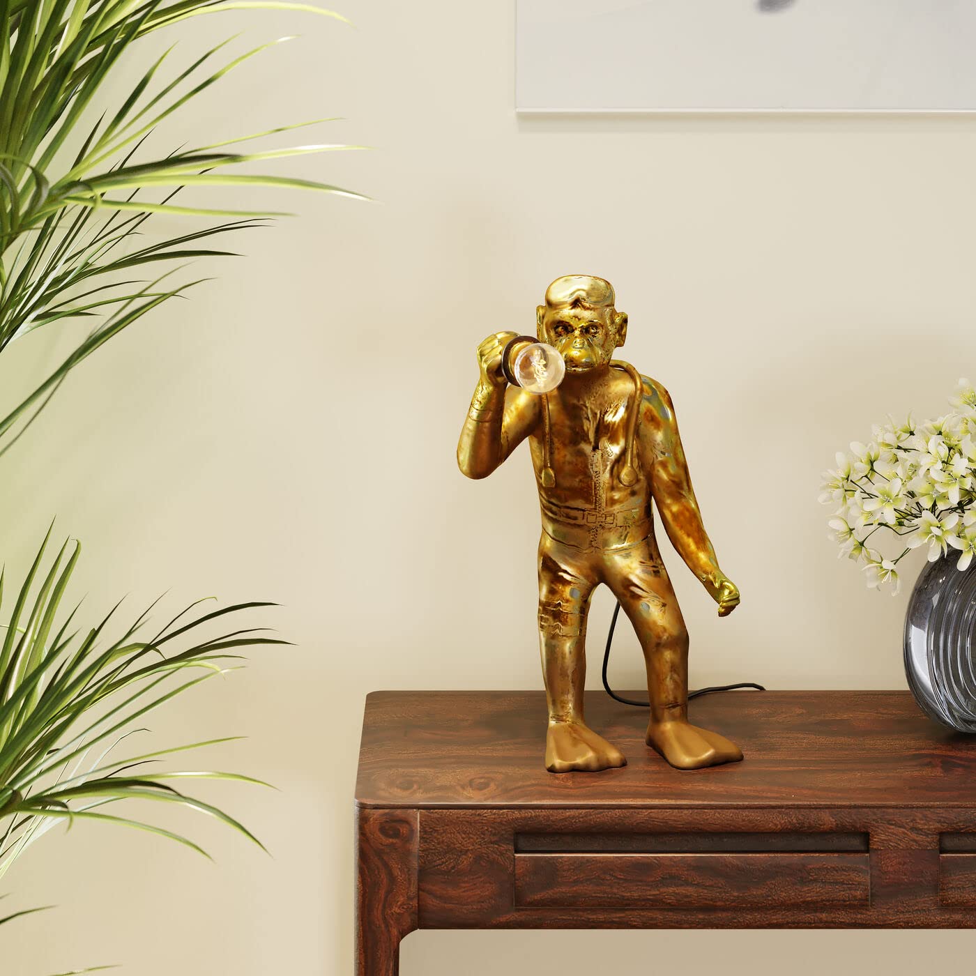 kare-design-tischleuchte-animal-monkey-gold-49-5x27x31cm image 2