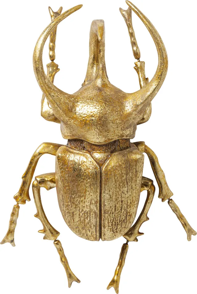 kare-design-atlas-beetle-wandschmuck-gold-36x26x15-cm image 1