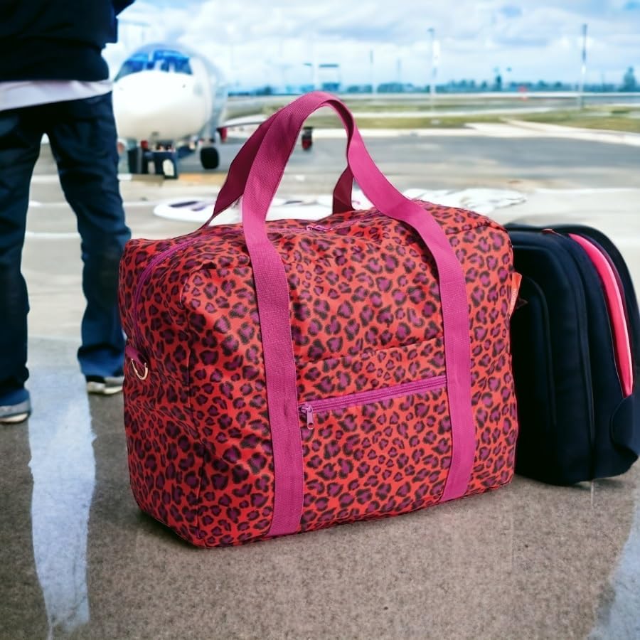 cedon-easy-travel-bag-leo-rot-faltbare-reisetasche image 4