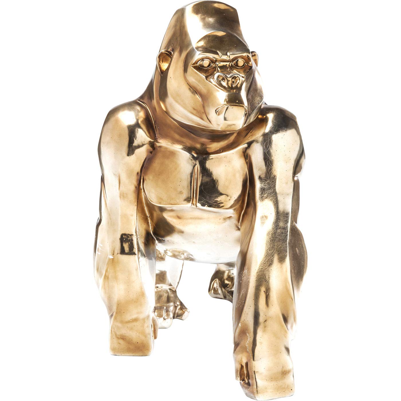 kare-design-deko-figur-proud-gorilla-60x50x27cm-gold image 3