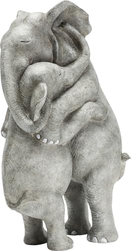 kare-design-deko-figur-elephant-hug-grau-36x22x15-cm image 8