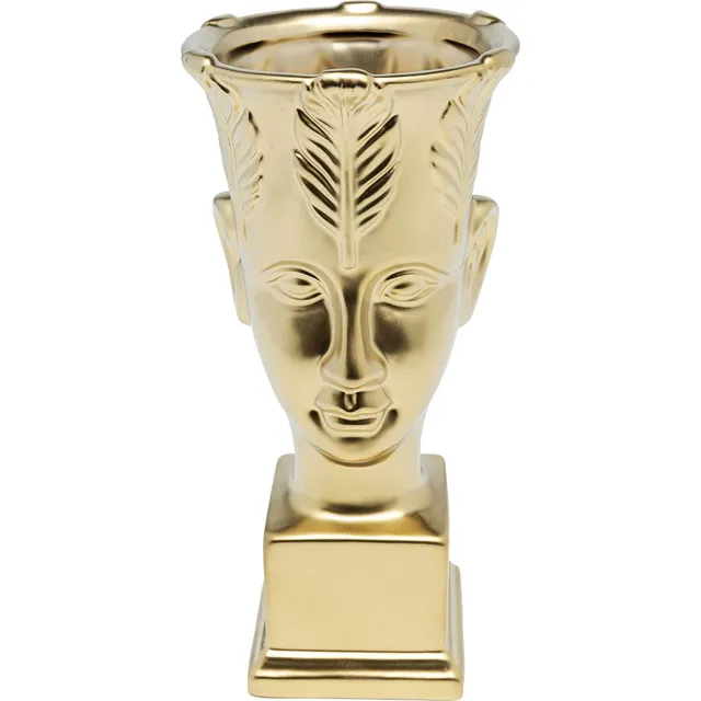 kare-design-deko-vase-rosto-gold-26-cm-faces image 1