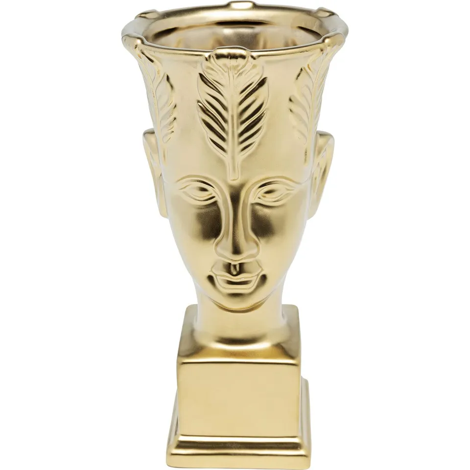 kare-design-deko-vase-rosto-gold-26-cm-faces image 1