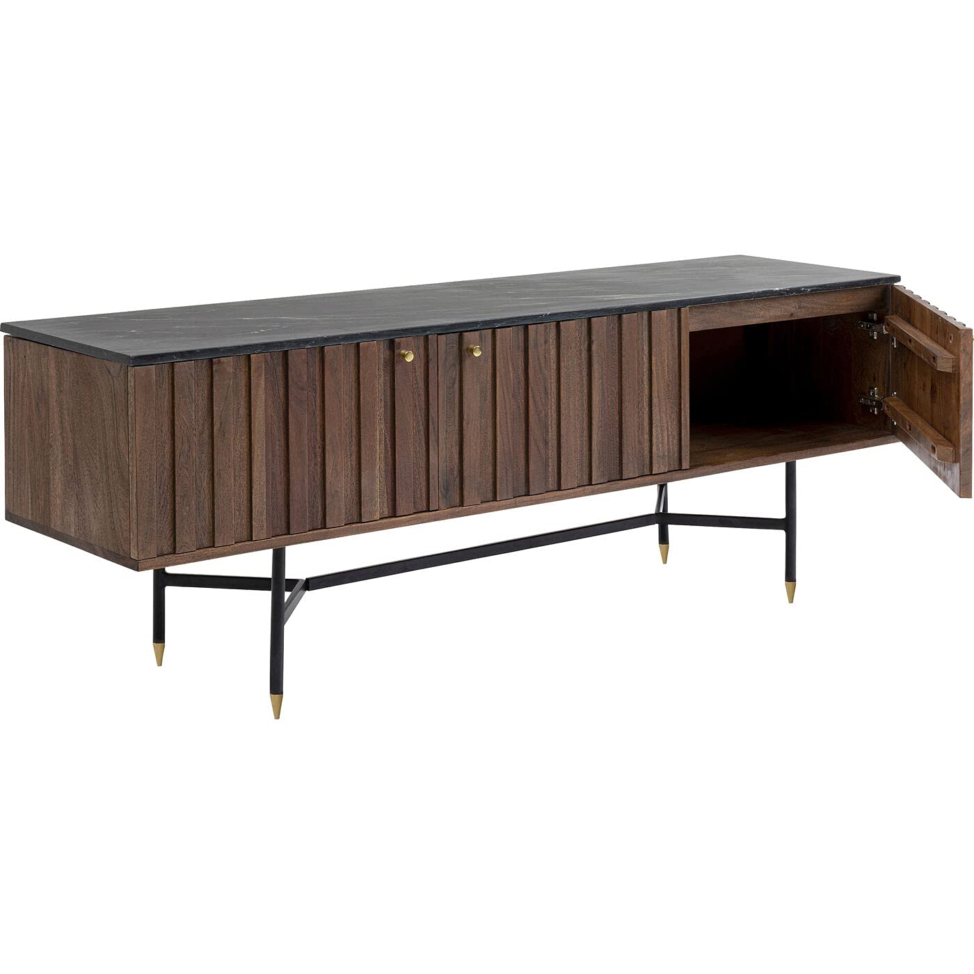 kare-design-apiano-lowboard-55x150x40-cm-braun-schwarz-tv-konsole-3-t-ren image 8