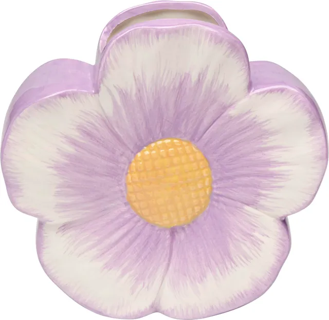 kare-design-vase-blossom-dream-20-cm-lila-dolomit-handgearbeitet image 1