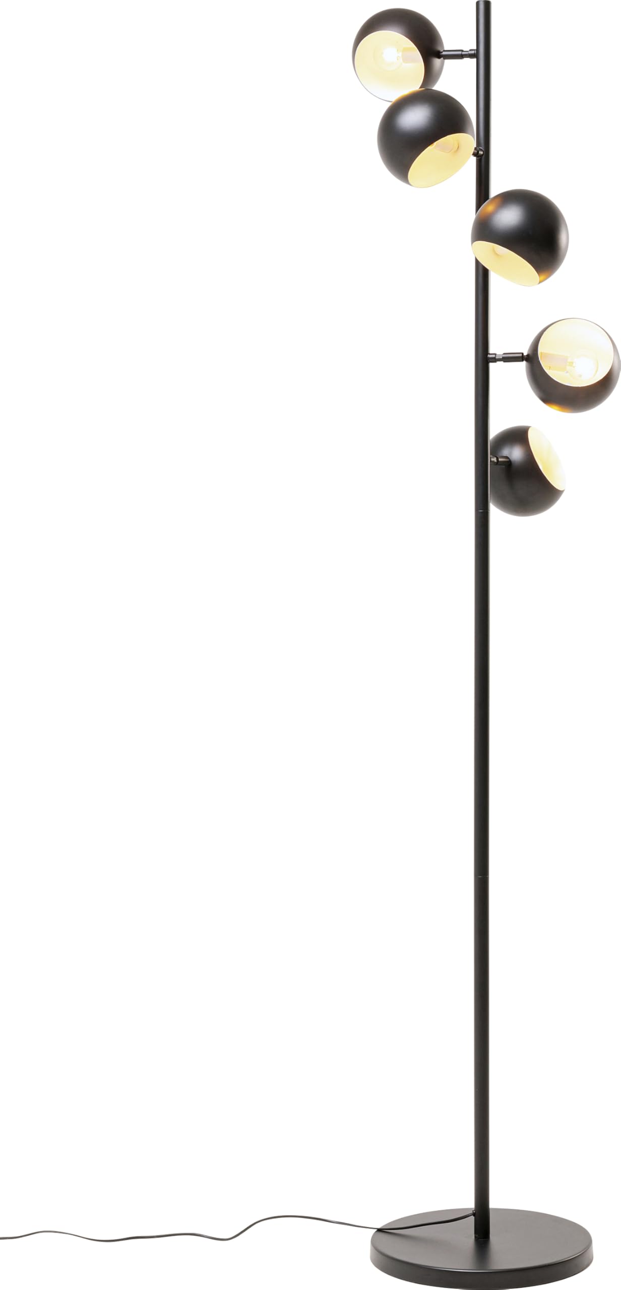 kare-design-calotta-stehleuchte-schwarz-5-flammige-designer-stehlampe-180-cm image 3