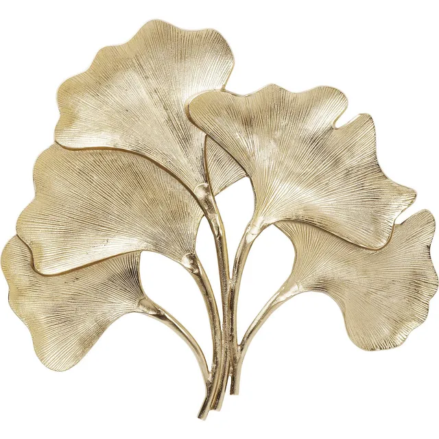 kare-design-wandschmuck-ginkgo-gold-gro-xl image 1