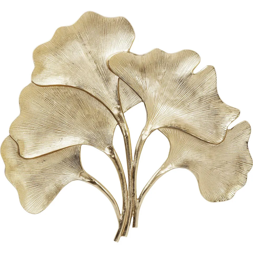 kare-design-wandschmuck-ginkgo-gold-gro-xl image 1