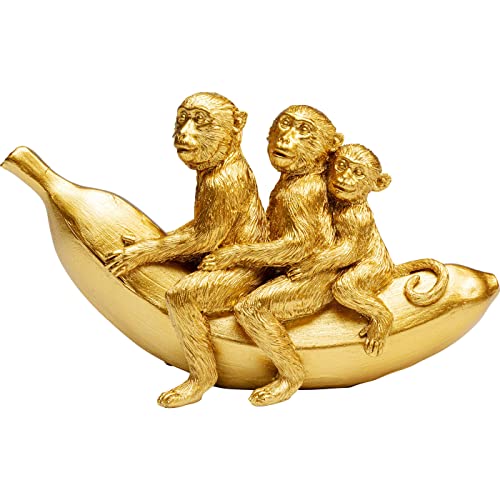 kare-design-deko-figur-banana-ride-gold-affen-figur-12x20x7-cm image 6