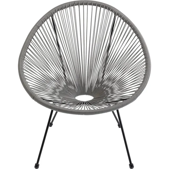 kare-design-sessel-acapulco-grau-indoor-outdoor-retro-sessel-85x73x78-cm image 1
