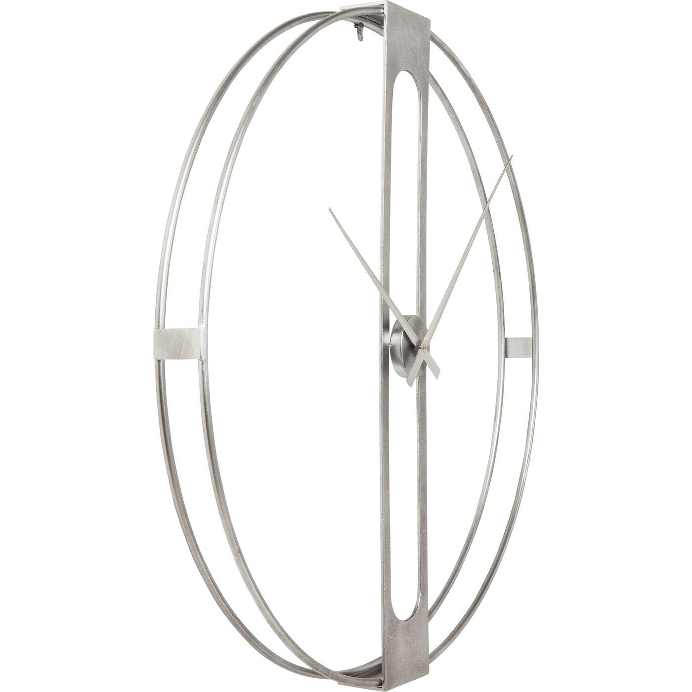 kare-design-wanduhr-clip-silber-107cm image 2