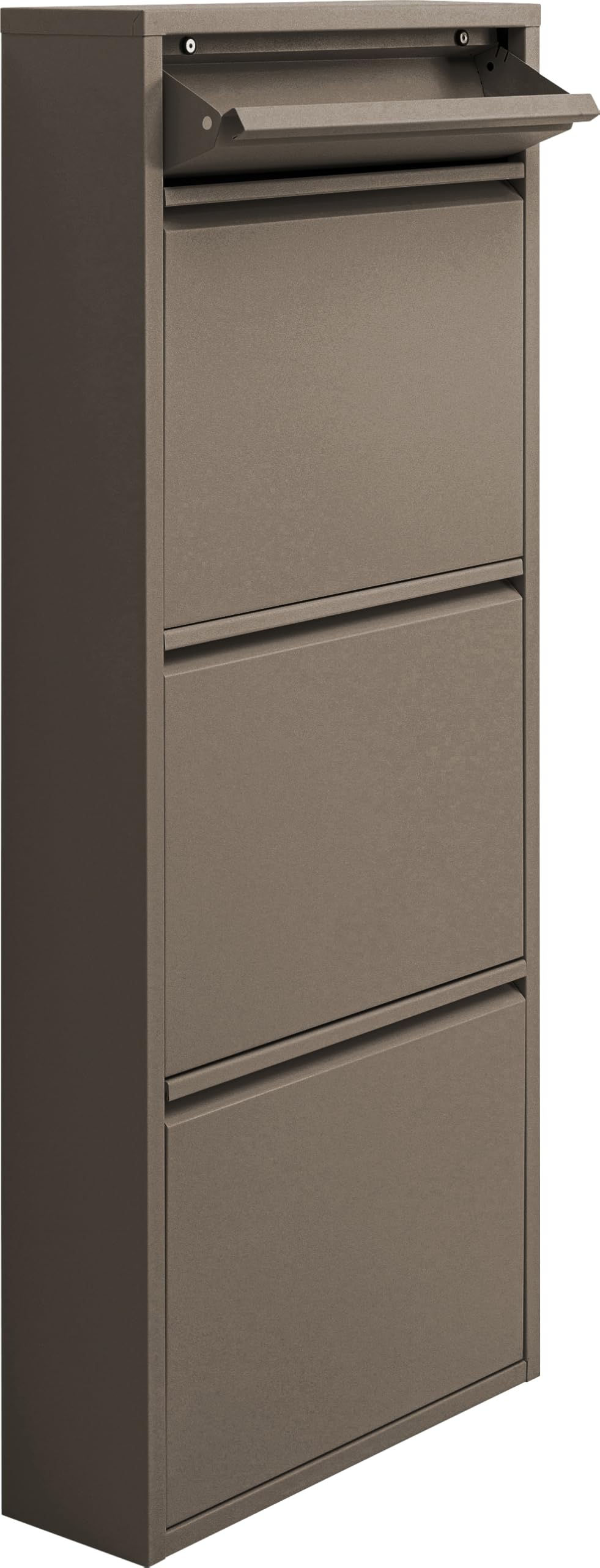 kare-design-caruso-3-1-schuhschrank-taupe-schmal-119x50x15-cm image 6