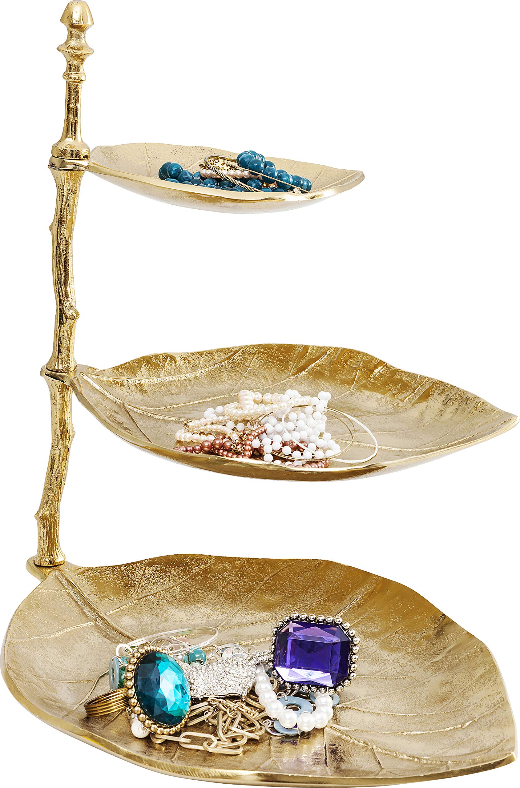 kare-design-leaf-etagere-silber-46x32x45-cm-3-bl-tter image 7