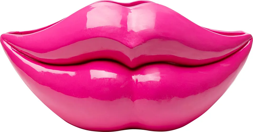 kare-design-vase-lips-pink-28x56x27cm-polyresin-handbemalt image 1