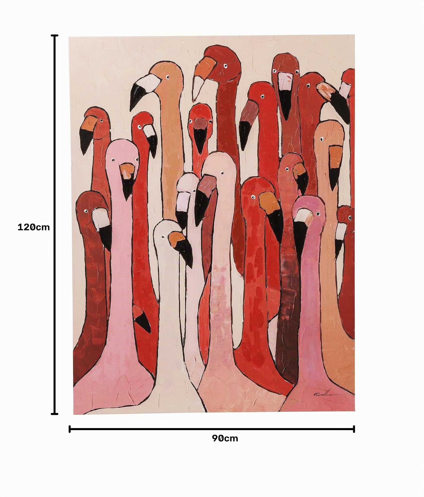 kare-design-bild-touched-flamingo-meeting-rosa-rot-120x90-cm-leinwandbild image 5
