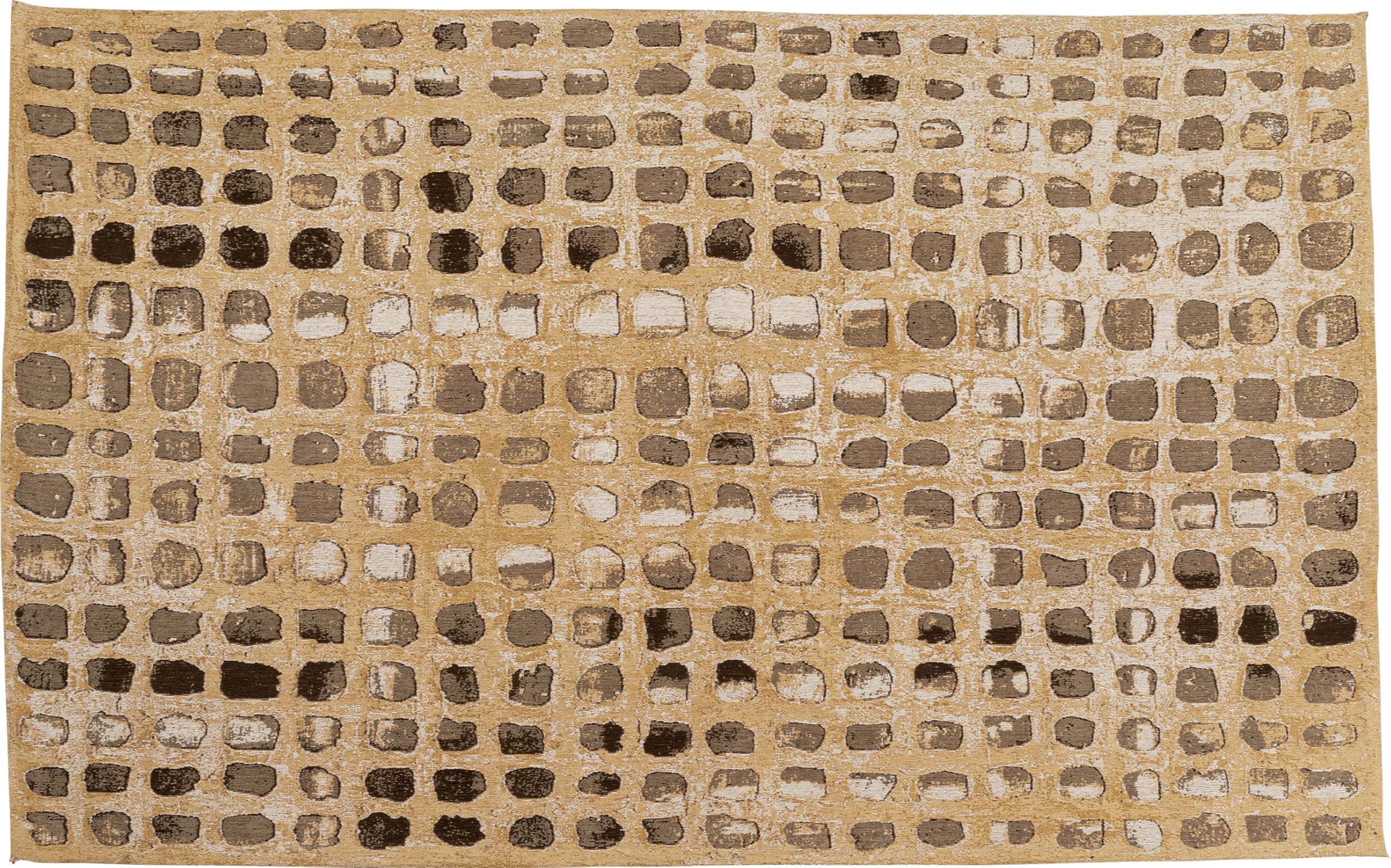 kare-design-teppich-glitter-curtain-braun-240x170-cm-baumwolle-gemustert image 1
