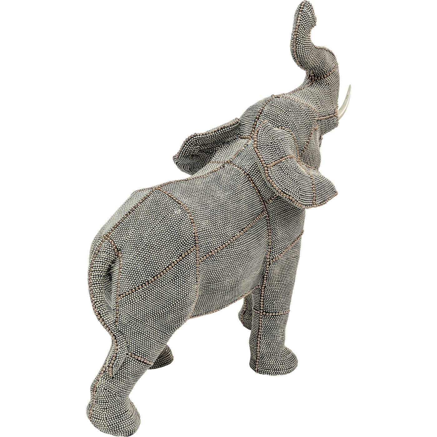 kare-design-deko-objekt-walking-elephant-pearls-37x38x17-cm-elefant-aus-kunstste image 5