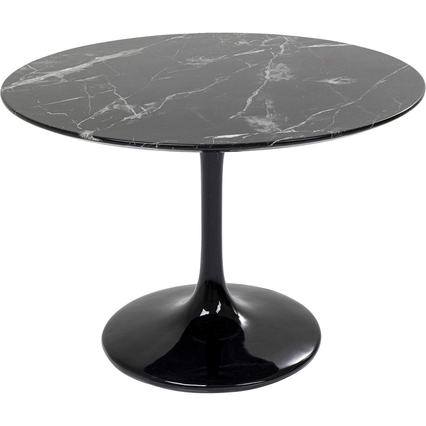kare-design-solo-marble-tisch-schwarz-rund-d110cm-esstisch-marmor-optik image 1