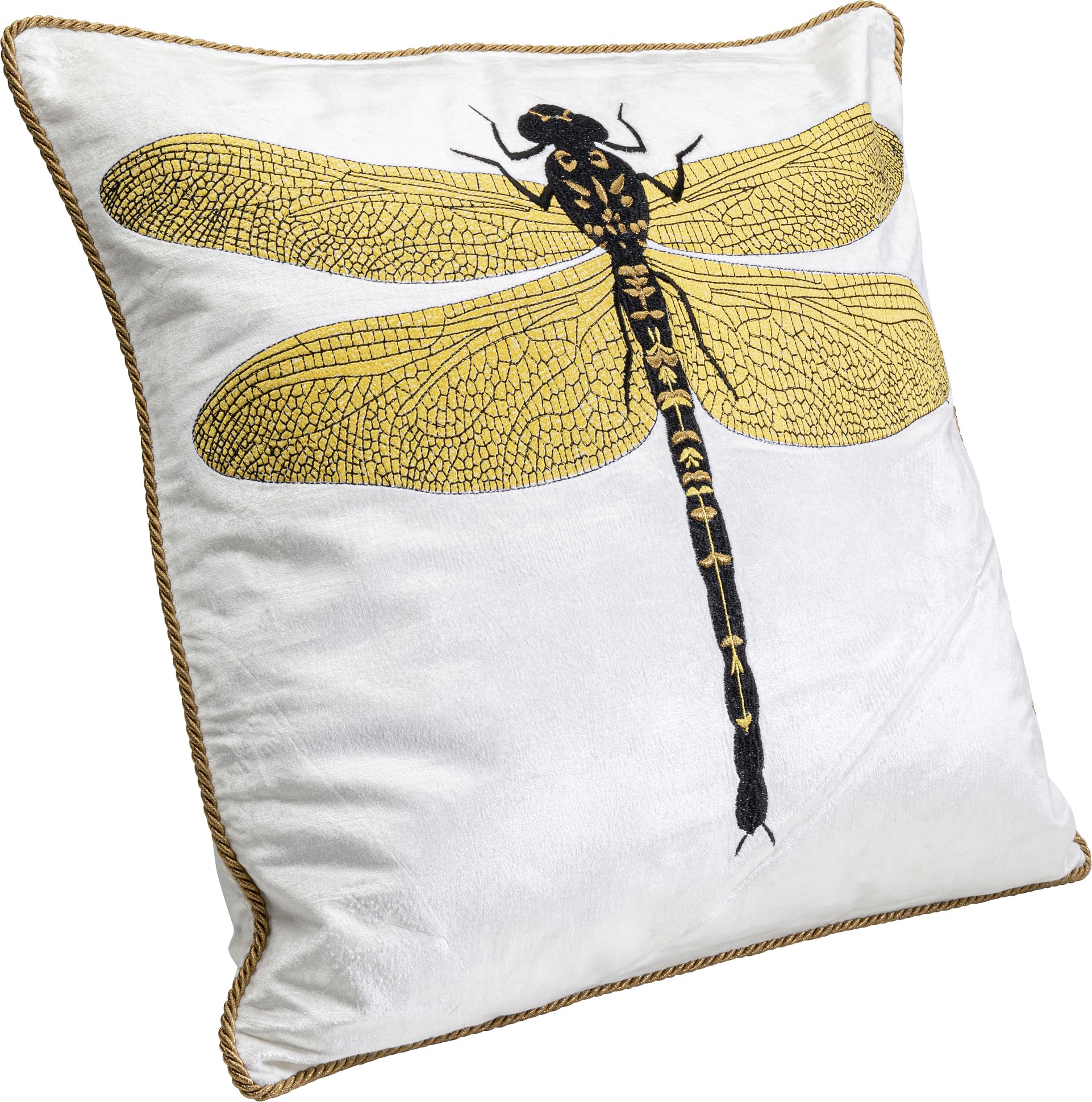 kare-design-glitter-dragonfly-kissen-wei-40x40cm image 2